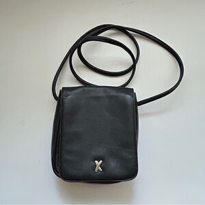 Paloma Picasso Black Leather Bag